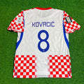 Mateo Kovacic Croatia 2026 World Cup Home Football Jersey – Back View