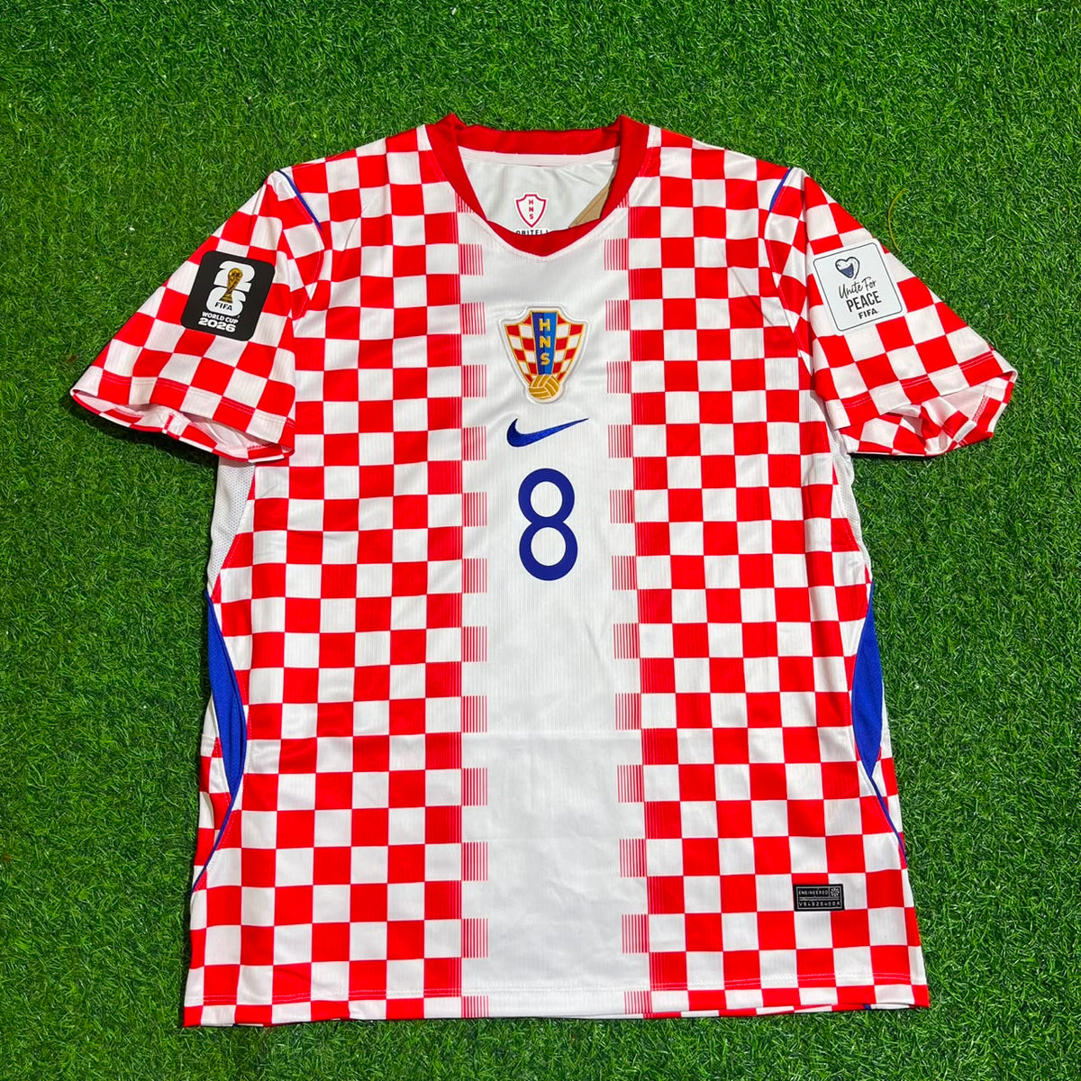 Mateo Kovacic Croatia 2026 World Cup Home Football Jersey – Front View