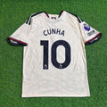 Matheus Cunha #10 Manchester United New Season 2027 Jersey – Back View