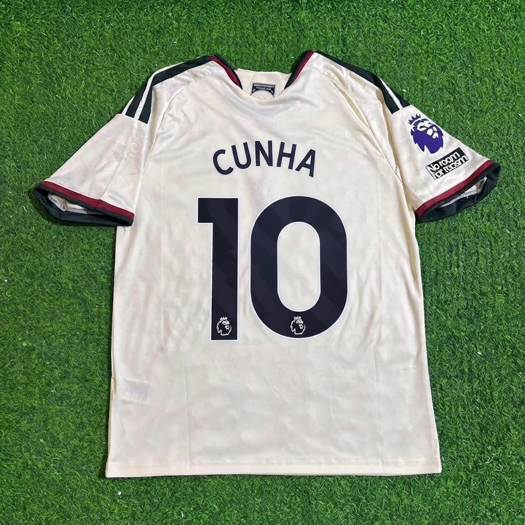 Matheus Cunha #10 Manchester United New Season 2027 Jersey – Back View