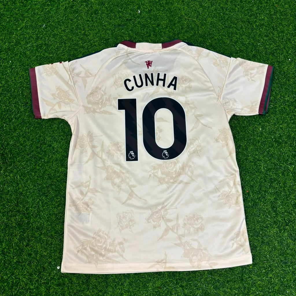Matheus Cunha Manchester United New Season 2027 Jersey – Back View