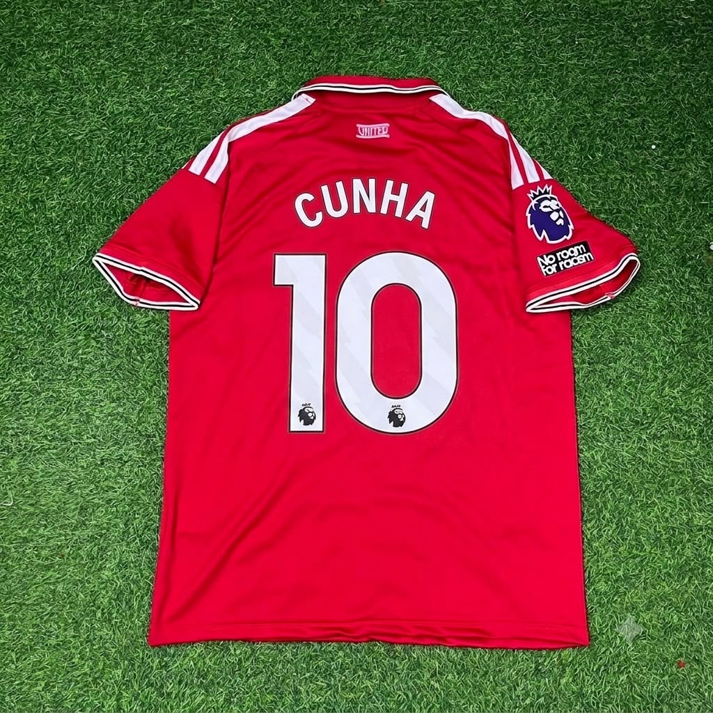 Manchester United New Season 2027 Jersey – Matheus Cunha – Back View