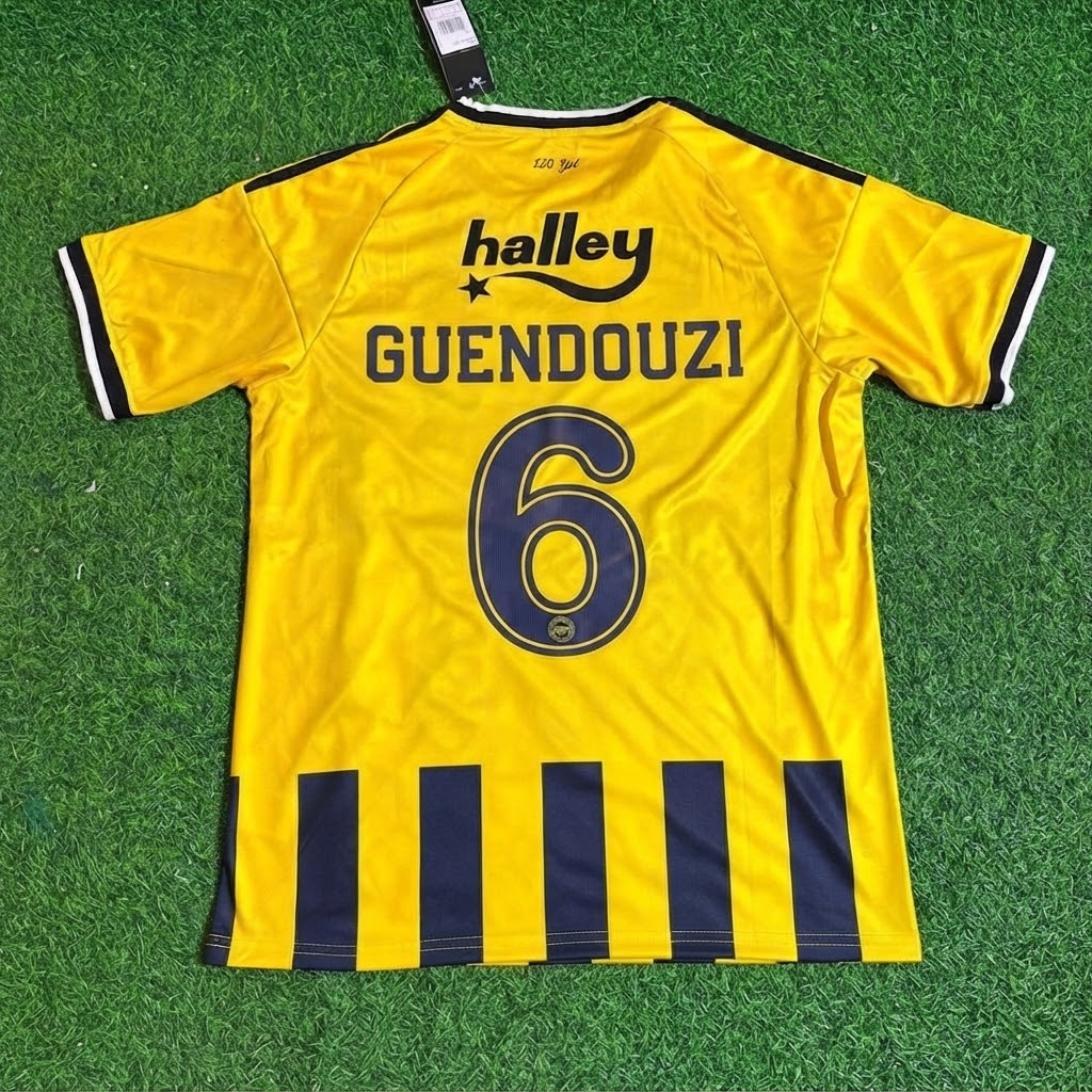 Mattéo Guendouzi #6 Fenerbahçe 2027 New Season Football Jersey – Back View