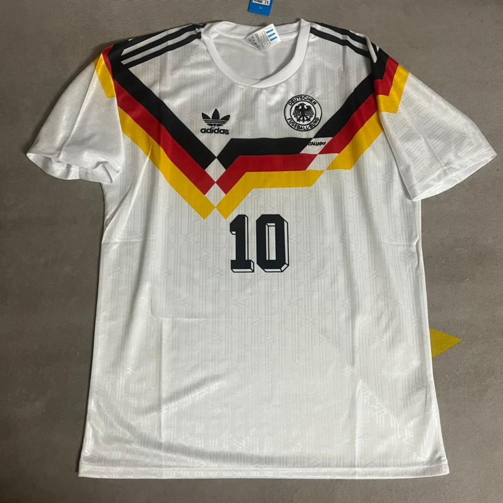 Lothar Matthäus Germany Retro 1990 World Cup Jersey - Deutschland Retro- WM 1990 – 13