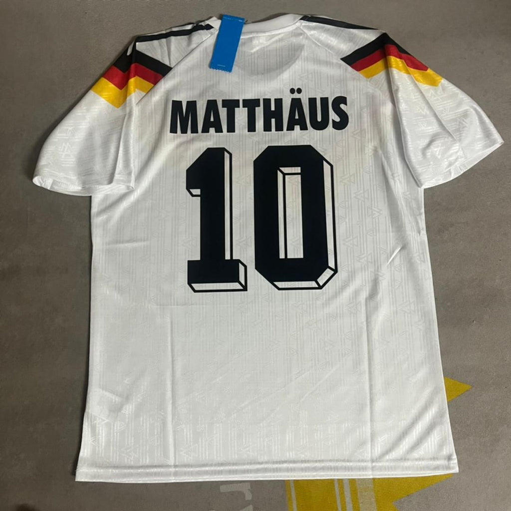 Lothar Matthäus Germany Retro 1990 World Cup Jersey - Deutschland Retro- WM 1990 – 12