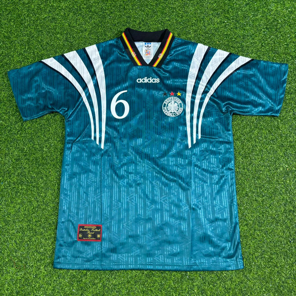 Germany 1996 EURO Retro Football Jersey – Matthias Sammer Deutschland – Front View