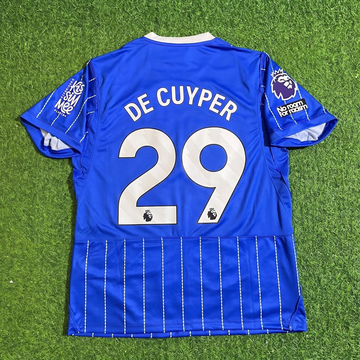 Maxim De Cuyper #29 Brighton 2026/2027 New Season Home Blue Football Jersey – Back View
