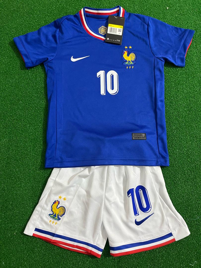 Kylian Mbappe France Kids Football Jersey kindertrui – Front View