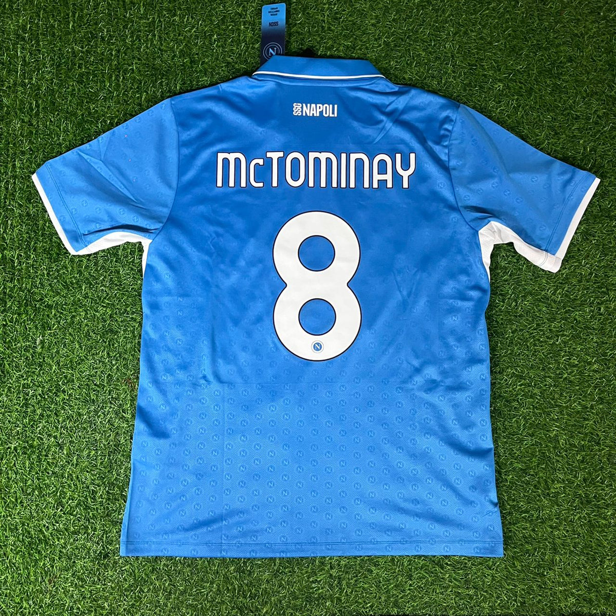 Scott McTominay 8 Napoli Football Jersey – Back View