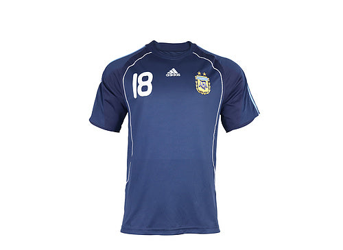 Lionel Messi 2008 Retro Argentina Black Jersey – Front View