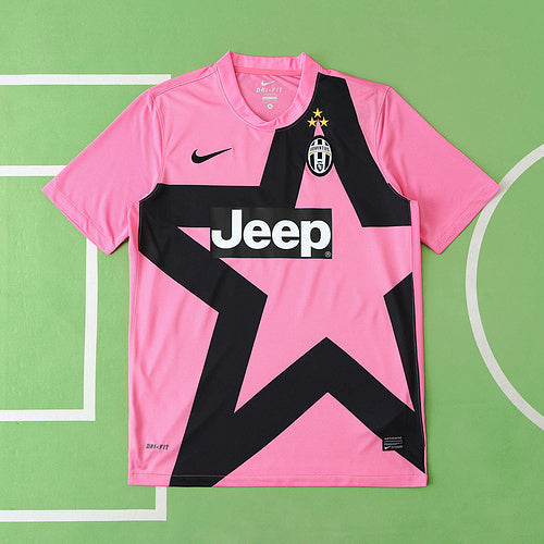 Juventus Pink Black 2012 2013 Season Retro Jersey – Front View