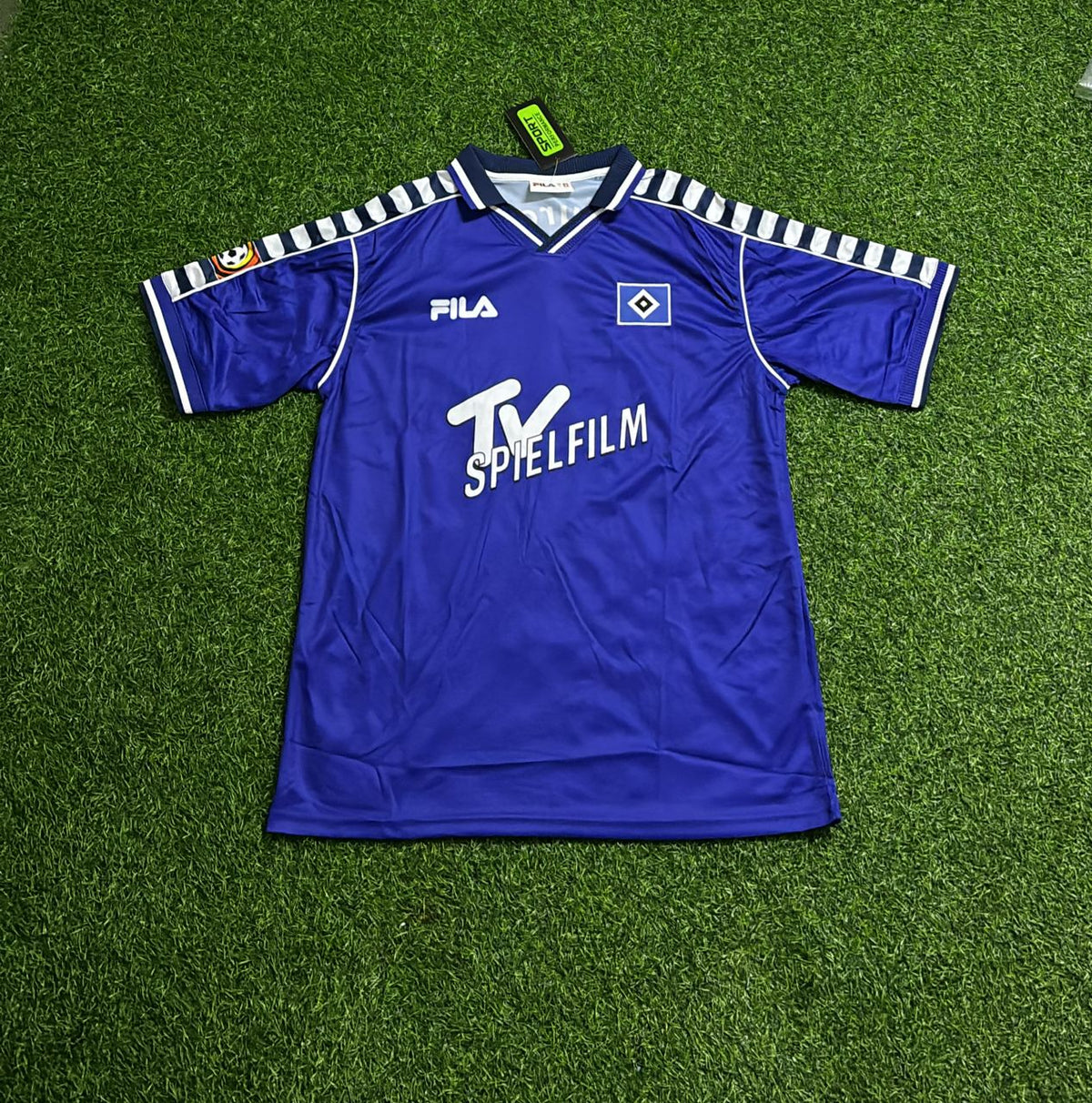 Mehdi Mahdavikia Hamburger SV 2000-2001 Retro Heimtrikot Rot – Front View