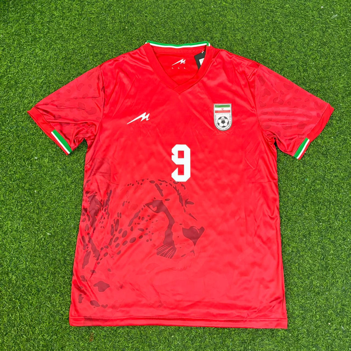 Mehdi Taremi Iran World Cup 2026 Away Red Football Jersey Shirt – Front View