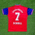 Mehmet Scholl #7 Bayern München 1993 1995 Heim Retro – Back View