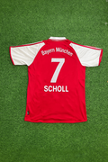 Mehmet Scholl FC Bayern Munich 2003 2004 Retro Jersey Jersey – Back View