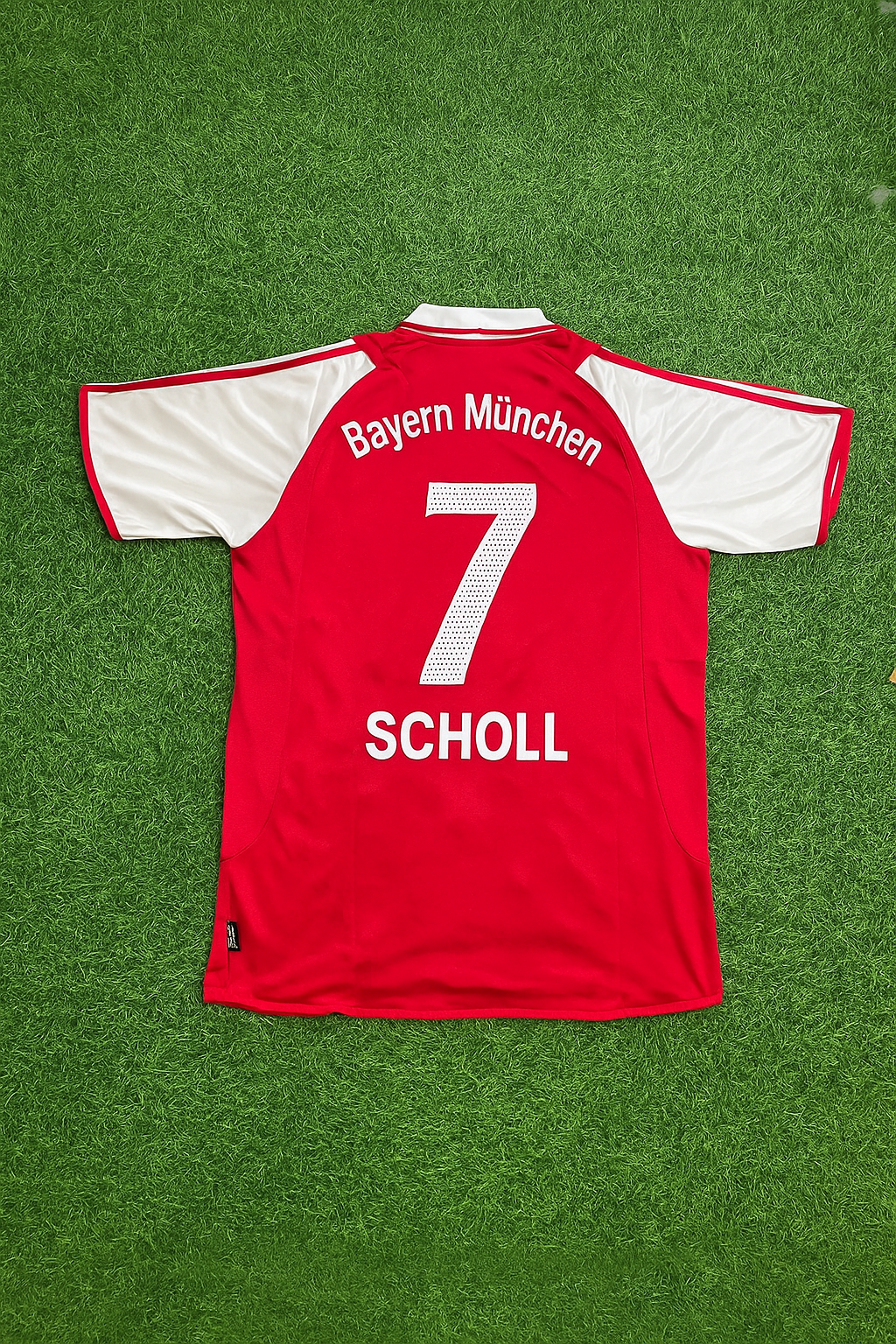 Mehmet Scholl FC Bayern Munich 2003 2004 Retro Jersey Jersey – Back View