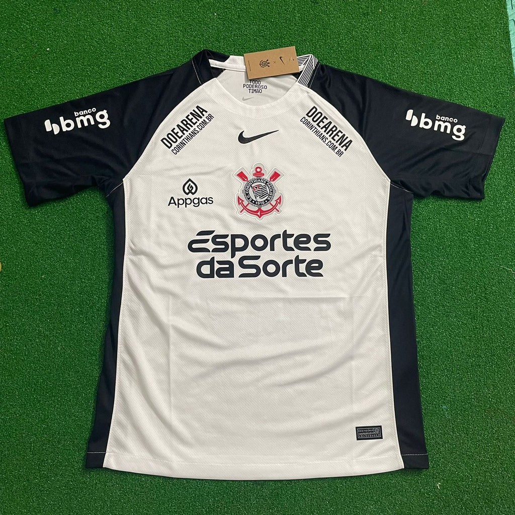 Memphis Depay #10 Corinthians 2026 White Kit Jersey – Front View