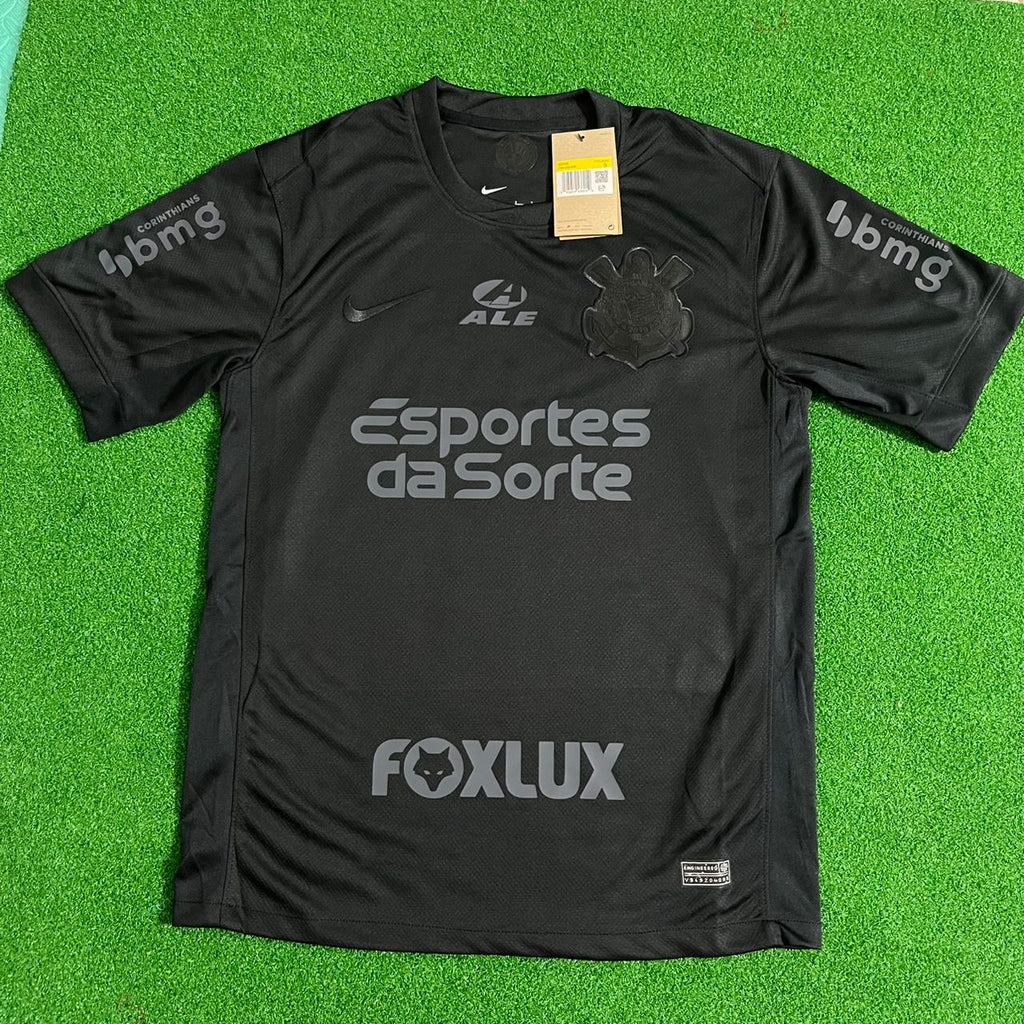 Memphis Depay #10 Corinthians Black Kit Jersey – 6