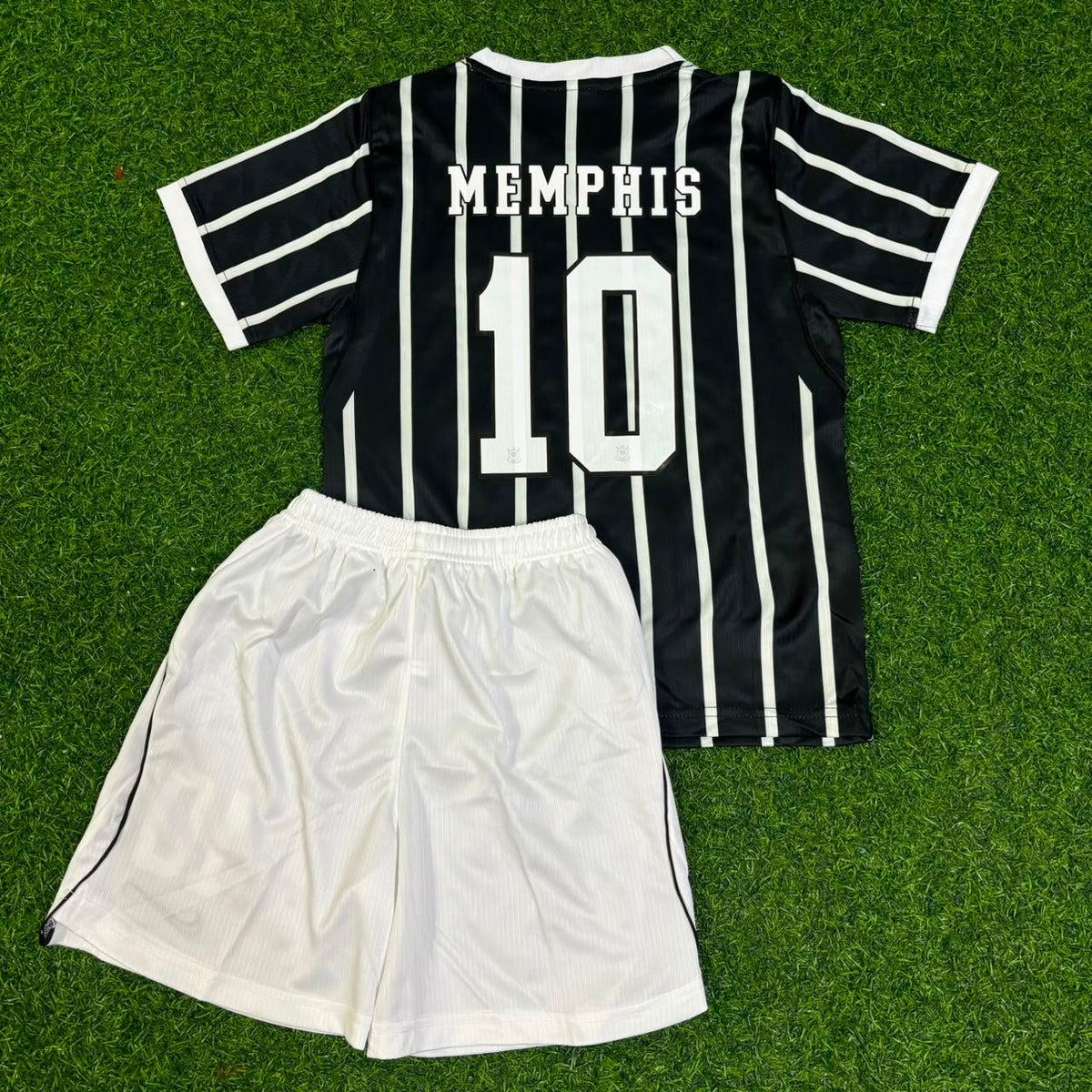 Memphis Depay Corinthians 2026-2027 New Season Kids Football Jersey – Back View