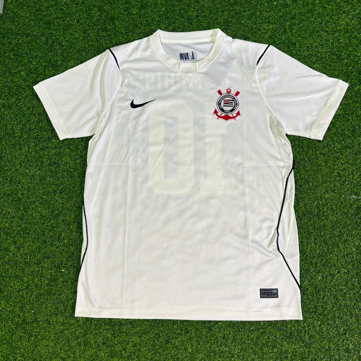 2026/27 Memphis Depay Corinthians Home White Football Jersey – Front View
