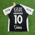 Memphis Depay #10 Corinthians 2026 Black Soccer Kit Jersey – Back View