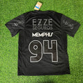 Memphis Depay #94 Corinthians Black Kit Jersey – Back View