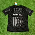 Memphis Depay #10 Corinthians Black Kit Jersey – Back View