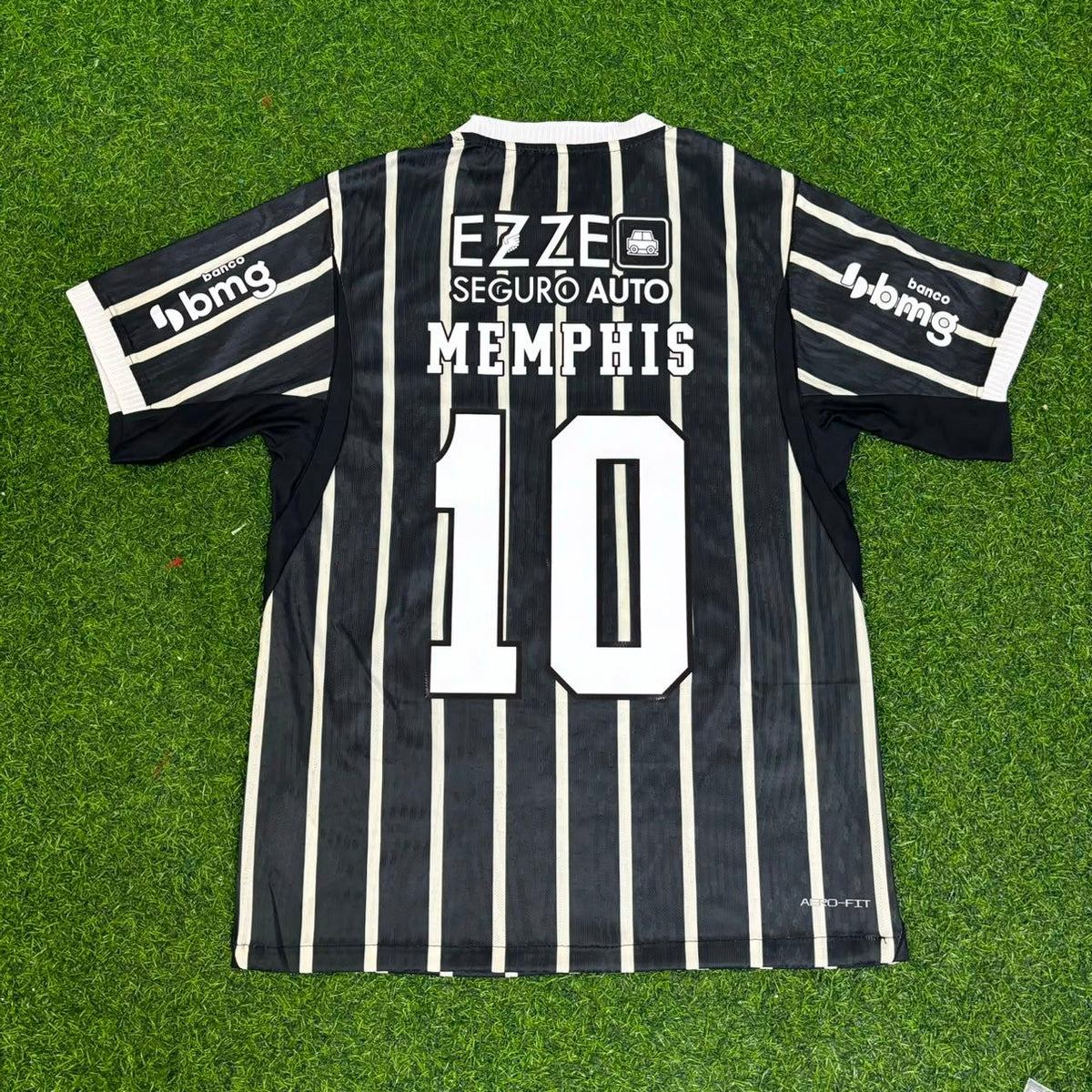 Corinthians #10 Kit Jersey – Memphis Depay – Back View