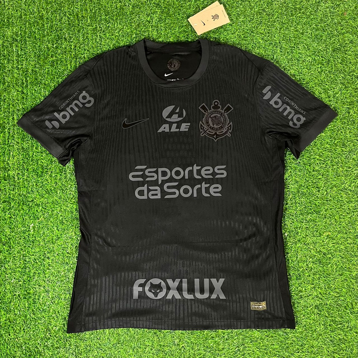 Memphis Depay #10 Corinthians Black Kit Jersey – 4