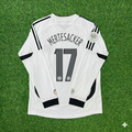 Germany 2006 World Cup Long Sleeve White Football Jersey – Per Mertesacker – Back View