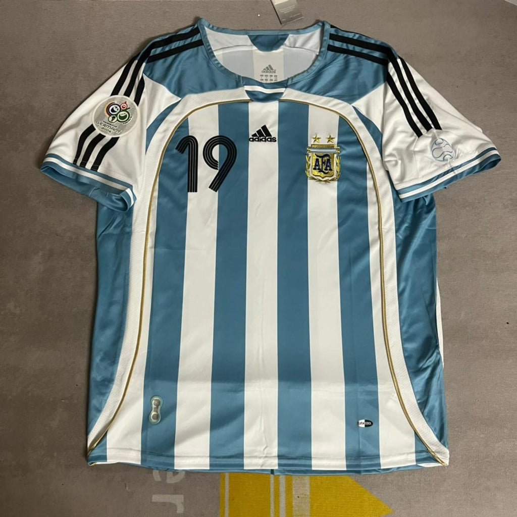 Lionel Messi Argentina Retro Jersey – Front View