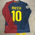 Lionel Messi Barcelona 2009 Roma Final Retro Jersey – Back View
