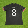 Mesut Özil #8 Germany Black Retro Football Jersey – Back View