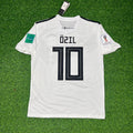 Mesut Özil Germany Deutschland 2018 World Cup Retro Football Jersey – Back View