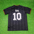 Germany Black Retro Football Jersey – Mesut Özil 10 – Back View
