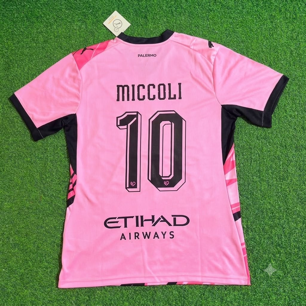 Fabrizio Miccoli Palermo Special Football Jersey – Back View