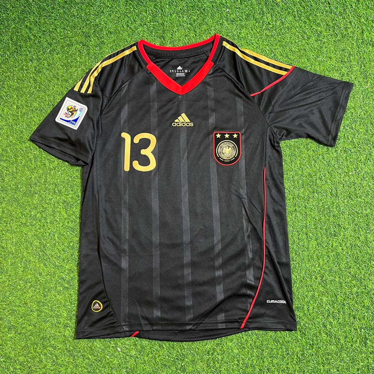 Michael Ballack - Germany Deutschland 2010 World Cup Black Jersey – Front View
