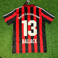 Michael Ballack Bayer 04 2001 2002 Home Retro Heimtrikot Jersey – Back View