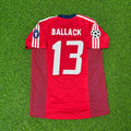 Bayern München 2002-2003 Home Red Retro Football Jersey – Michael Ballack – Back View