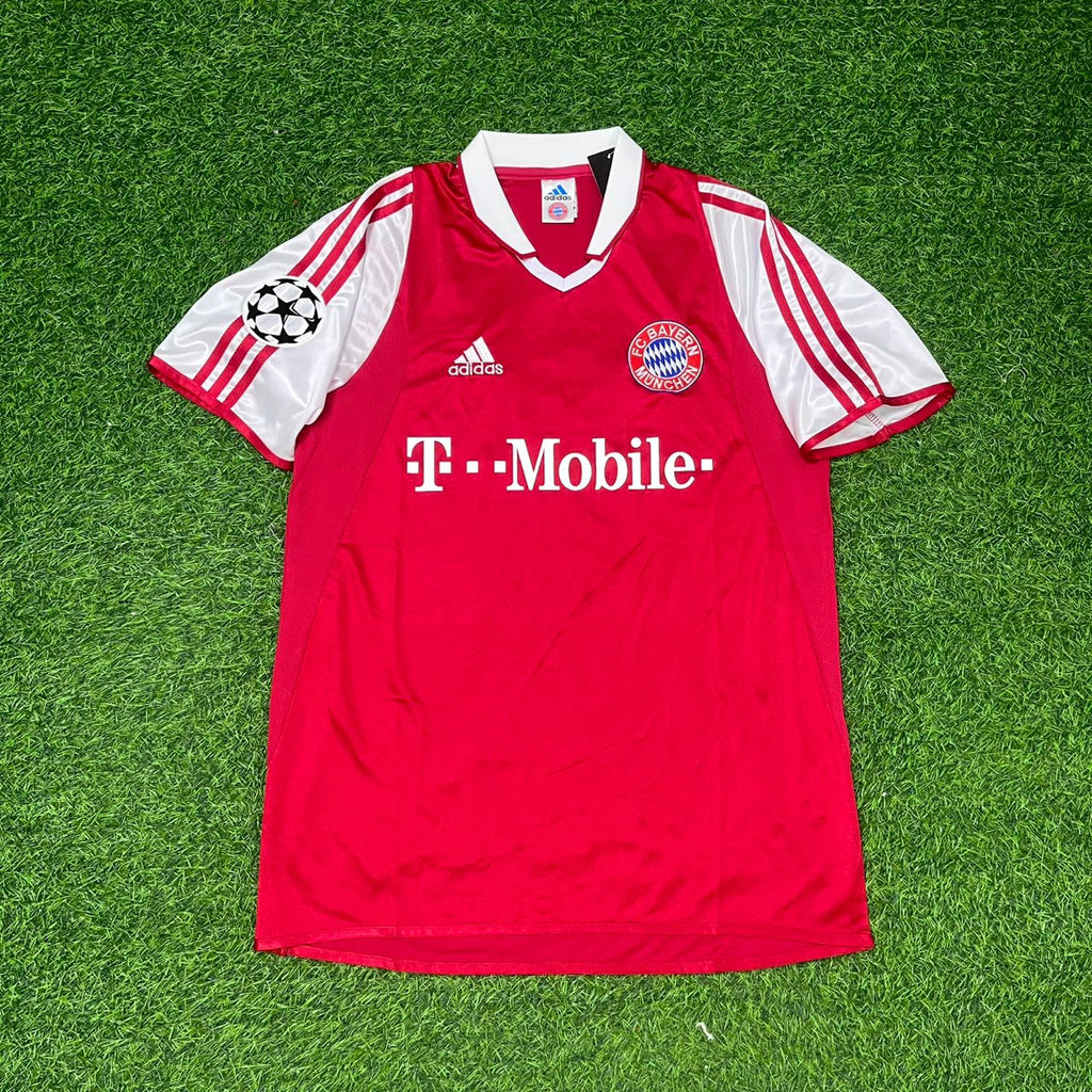 2003/04 Michael Ballack Bayern Munchen Retro Fussballtrikot Jersey – Front View