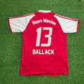 Michael Ballack FC Bayern Munich 2003 2004 Retro Jersey Jersey – Back View