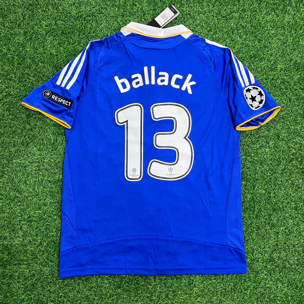 Michael Ballack 13- Chelsea 2008 Champhions League Final Jersey – Back View
