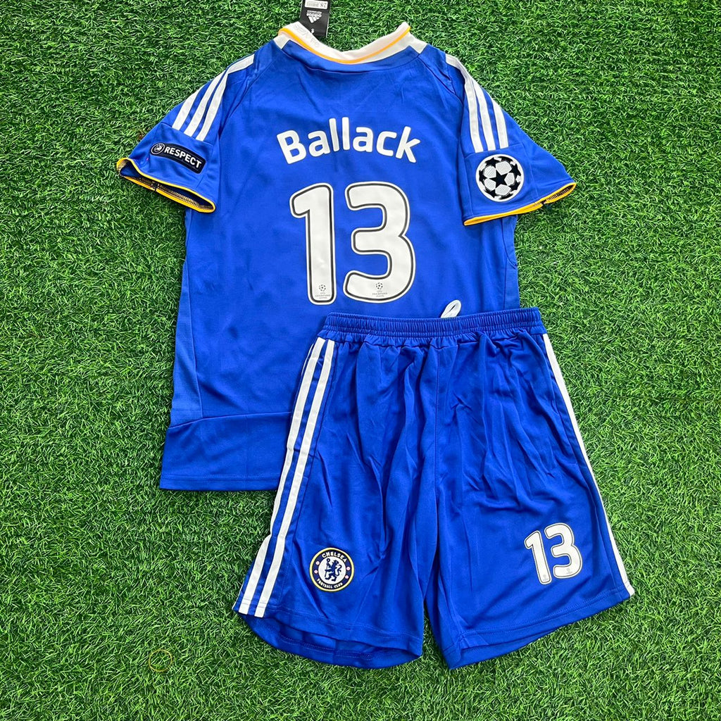 Michael Ballack Chelsea 2008 Final Kids Jersey Kinder – Back View