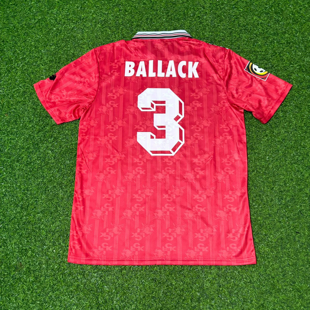 Michael Ballack FC Kaiserslautern 1997/98 Retro Football Jersey – Back View