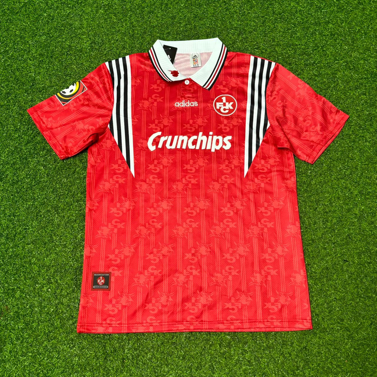 Michael Ballack FC Kaiserslautern 1997/98 Retro Football Jersey – Front View
