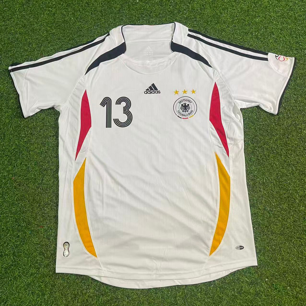 2006 Germany World Cup Michael Ballack Deutschland White Retro Football Jersey – 4