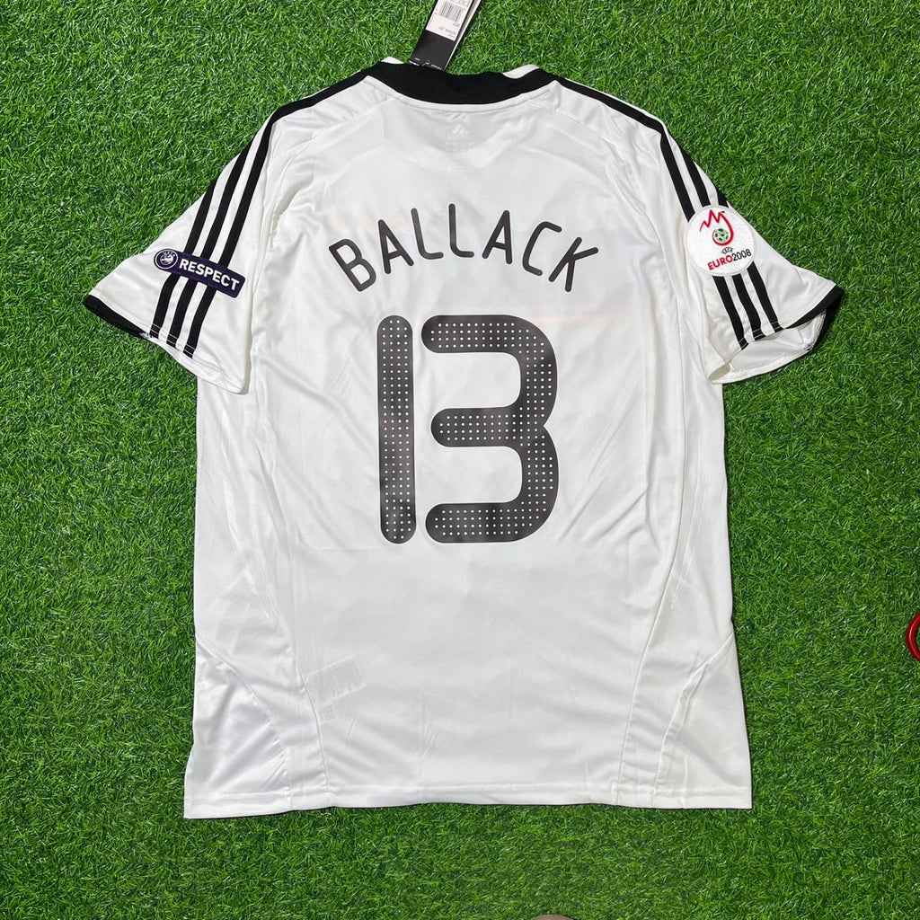 2008 Germany EURO Retro Football Jersey – Michael Ballack – Back View