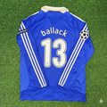 2008 Michael Ballack Chelsea Champions League Final Long Sleeve Football Jersey – Back View