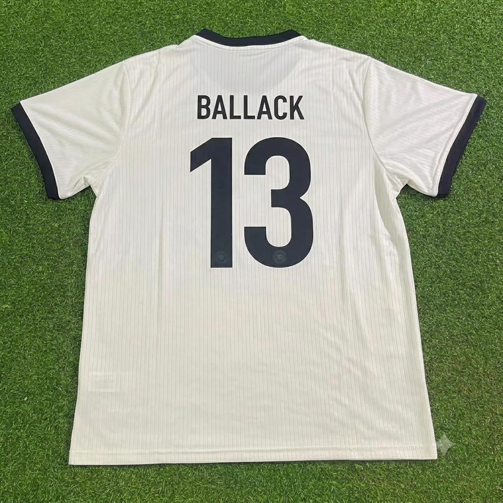 Michael Ballack Germany Deutschland 125 Year Special White Football Jersey – Back View