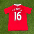 Manchester United 2010/2011 Retro Home Football Jersey – Michael Carrick – Back View